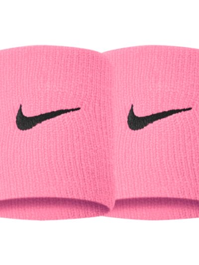 Fitness Mania - Nike Swoosh Wristbands - Pink Gaze/Oil Grey