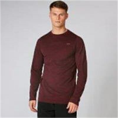 Fitness Mania - Aero Knit Long-Sleeve T-Shirt - Oxblood Marl