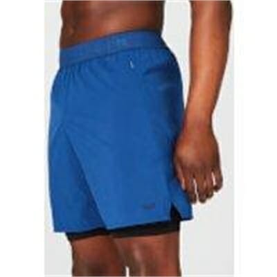 Fitness Mania - Flex 7 Inch Shorts - Marine  - S