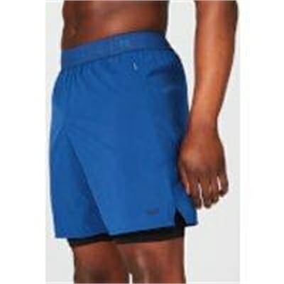 Fitness Mania - Flex 7 Inch Shorts - Marine  - XS