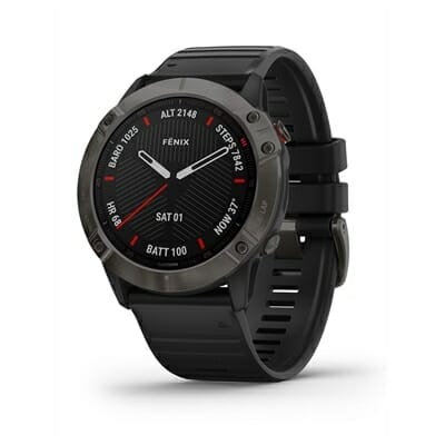 Fitness Mania - Garmin Fenix 6X Sapphire Carbon Gray Black