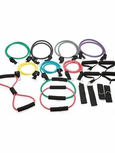 Fitness Mania - 19 Piece Resistance Exercise Bands Set