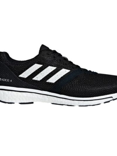 Fitness Mania - Adidas Adizero Adios 4 - Mens Running Shoes - Core Black/Footwear White