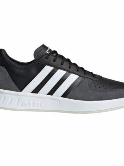 Fitness Mania - Adidas Court 80s - Mens Sneakers - Core Black/Cloud White/Grey Six