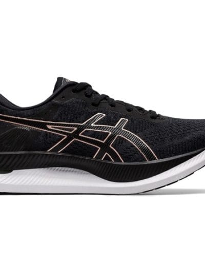 Fitness Mania - Asics GlideRide - Womens Running Shoes - Black/Rose Gold/White