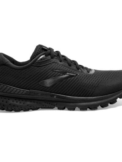 Fitness Mania - Brooks Adrenaline GTS 20 - Mens Running Shoes - Triple Black