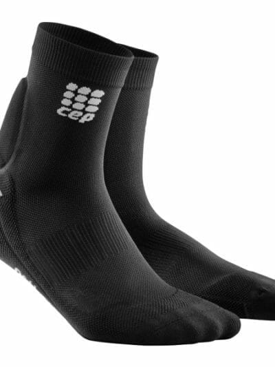Fitness Mania - CEP Ortho Achilles Support Compression Sports Short Socks - Black