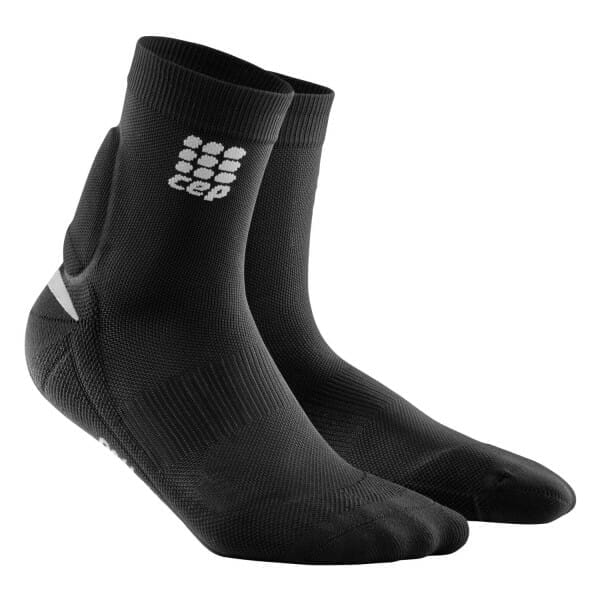 Fitness Mania - CEP Ortho Achilles Support Compression Sports Short Socks - Black