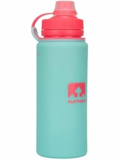 Fitness Mania - Nathan FlexShot BPA Free Water Bottle - 750ml - Blue Light/Pink