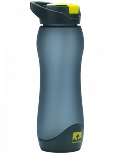 Fitness Mania - Nathan Flipstream Tritan Frosted BPA Free Water Bottle - 750ml - Cockatoo Grey/Yellow