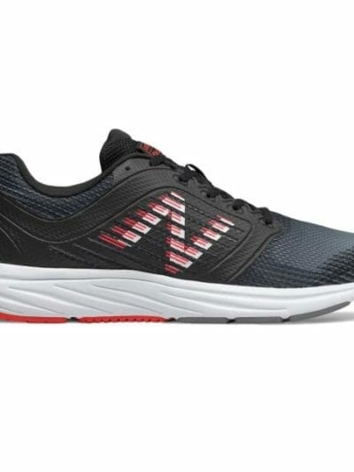 Fitness Mania - New Balance 480v6 - Mens Running Shoes - Black/Grey/Red