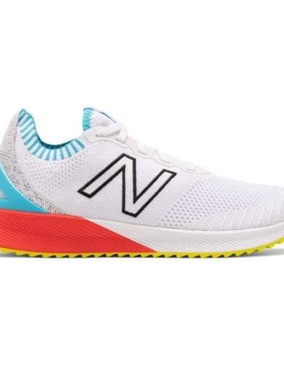 Fitness Mania - New Balance FuelCell Echo - Mens Running Shoes - White/Orange/Yellow/Aqua
