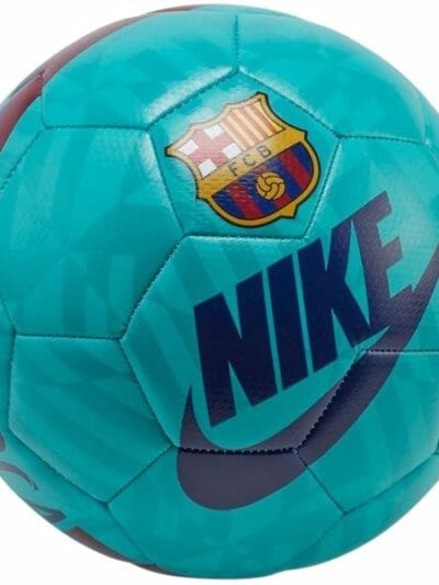 Fitness Mania - Nike Barcelona Prestige Soccer Ball - Size 5 - Cabana/Deep Royal/Noble Red