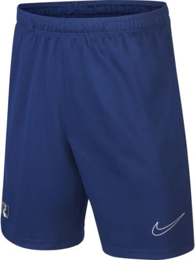 Fitness Mania - Nike CR7 Dri-Fit Kids Boys Soccer Shorts - Blue Void/Hyper Jade/Metallic Silver