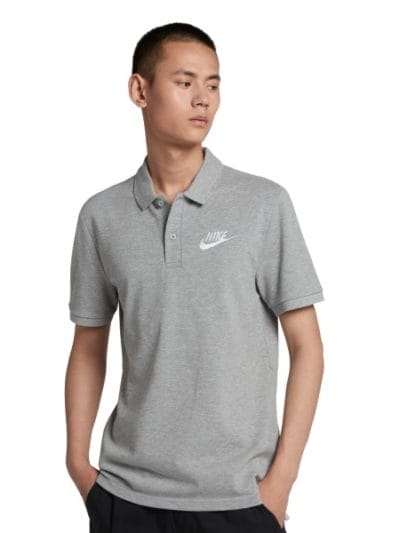 Fitness Mania - Nike Sportswear Mens Polo Shirt - Grey/White