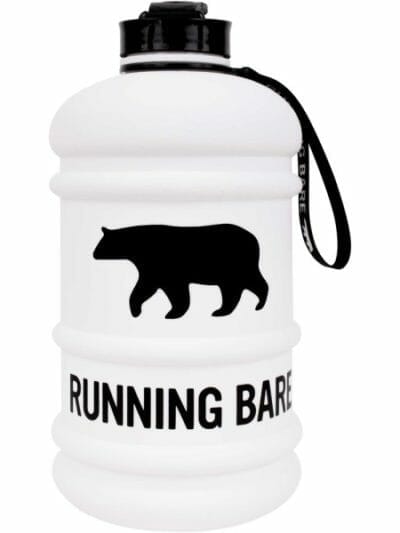 Fitness Mania - Running Bare H20 Bear Water Bottle - 2.2L - White