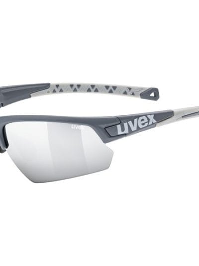 Fitness Mania - UVEX Sportstyle 224 Multi Sport Sunglasses - Grey/Silver