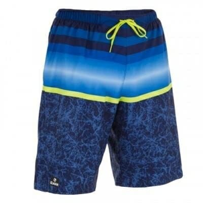 Fitness Mania - 100 long surfing boardshorts Blue stripes