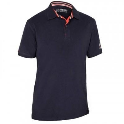 Fitness Mania - Men’s 100 Adventure SS sailing polo plain dark blue