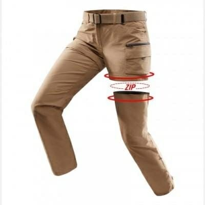 Fitness Mania - Travel 500 Women's Zip-Off Trousers - Camel