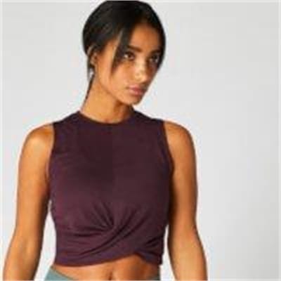 Fitness Mania - Energy Crop Top — Malbec - L