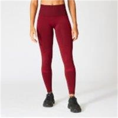 Fitness Mania - Impact Seamless Leggings - Oxblood - XS