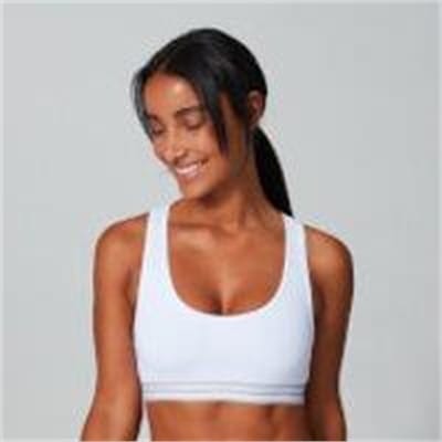 Fitness Mania - Logo Crop Top (2 Pack) - White - XS