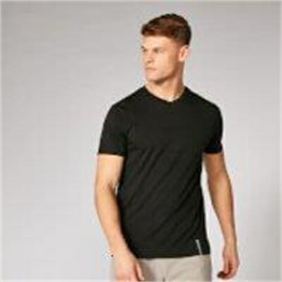 Fitness Mania - Luxe Classic V-Neck T-Shirt - Black - XL