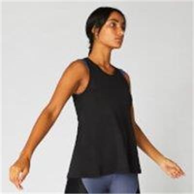 Fitness Mania - Metallic Vest — Black - XS