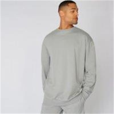 Fitness Mania - Neon Signature Oversized Crew Sweat - Grey - L