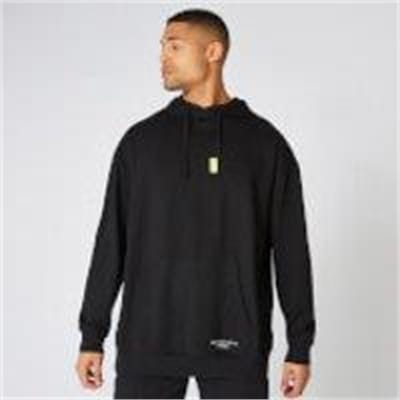 Fitness Mania - Neon Signature Oversized Hoodie - Black