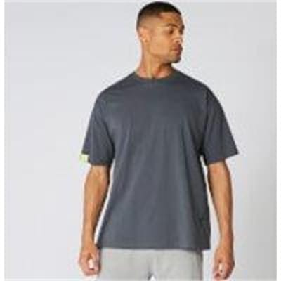 Fitness Mania - Neon Signature Oversized T-Shirt - Grey - XS