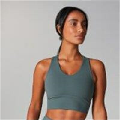 Fitness Mania - Power Longline Sports Bra - Castle Rock - XL