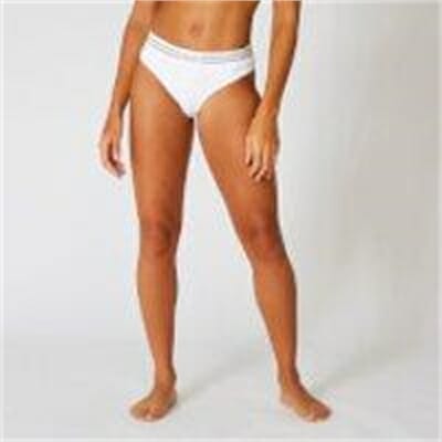 Fitness Mania - Seamless Thong - White - L