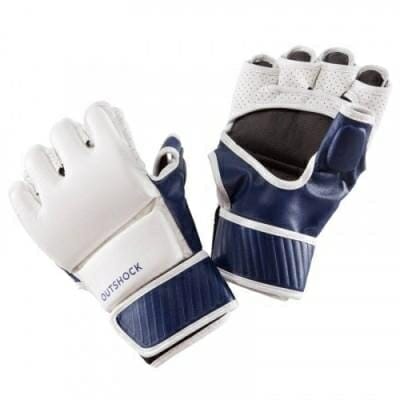 Fitness Mania - 100 Combat gloves - White/Blue