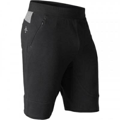 Fitness Mania - 900 Knee-Length Slim-Fit Gym & Pilates Shorts - Black