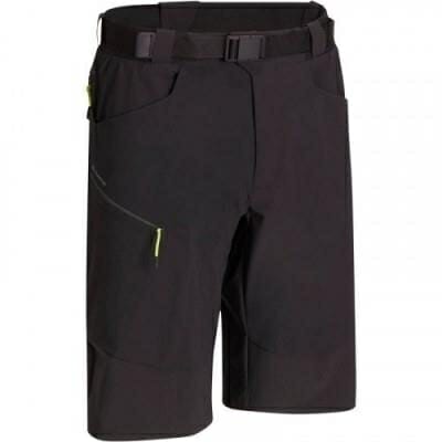 Fitness Mania - MH500 Men's Mountain Hiking Shorts - Black