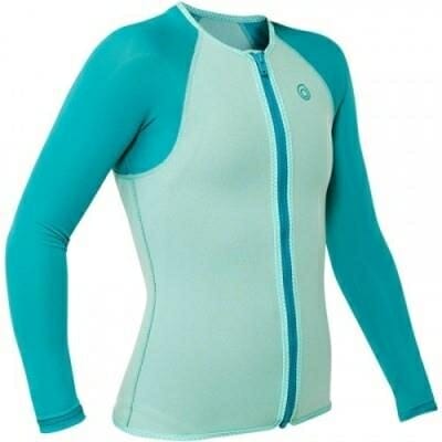 Fitness Mania - ML SNK 500 1.5mm kids snorkelling top turquoise