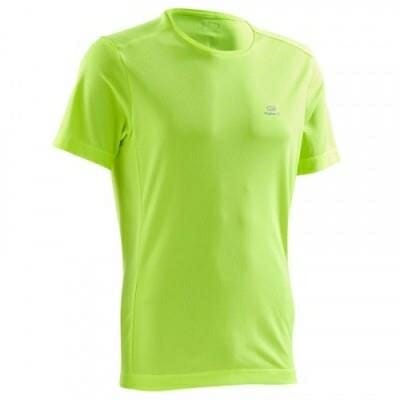 Fitness Mania - Mens Running T-Shirt - Run Dry - Fluo Yellow
