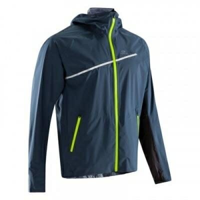 Fitness Mania - Men's Waterproof Jacket Trail Running - blue/yellow