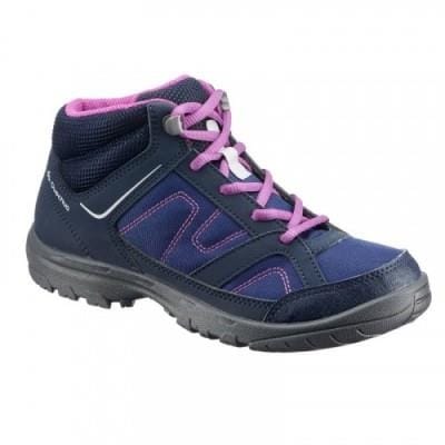 Fitness Mania - NH100 Mid Kid Hiking Shoes - Purple