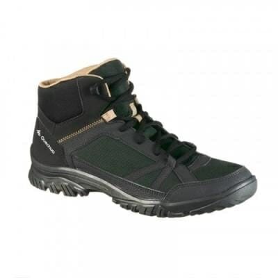 Fitness Mania - NH100 Mid Men's Hiking Boots - Black