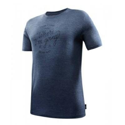 Fitness Mania - Travel 500 Wool Men's Short-Sleeved T-Shirt - Blue