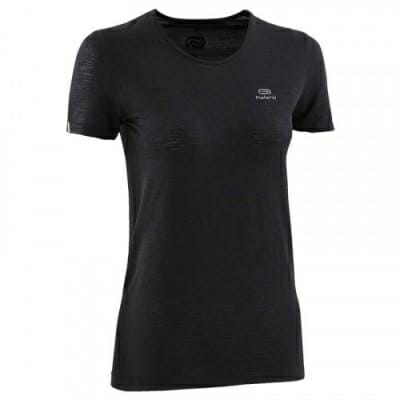 Fitness Mania - Womens Running T-Shirt - Kiprun Care - Black