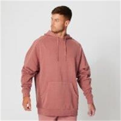 Fitness Mania - Acid Wash Overhead Hoodie - Russet
