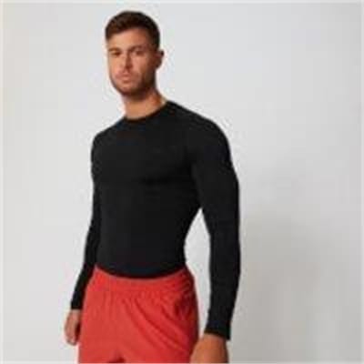 Fitness Mania - Base Long Sleeve Top - Black - XS