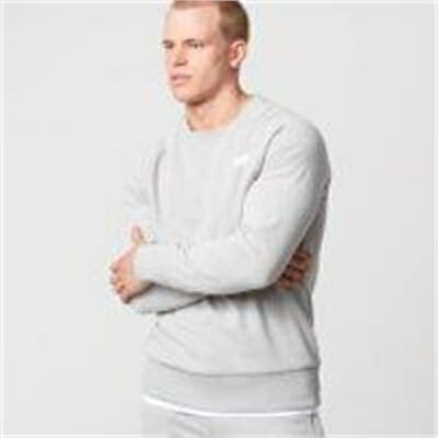 Fitness Mania - Classic Crew Neck Sweatshirt - XS - Grey Marl