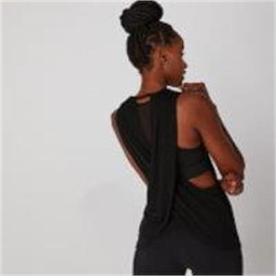 Fitness Mania - Cross Back Vest - Black - S