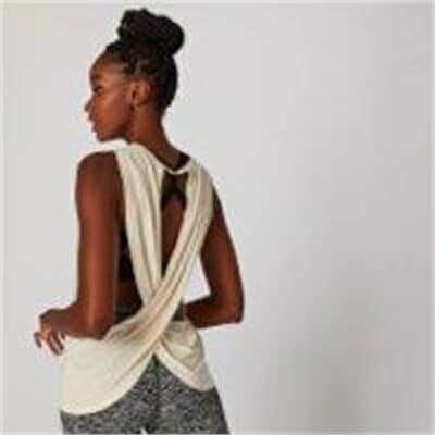 Fitness Mania - Cross Back Vest - Moonbeam - M
