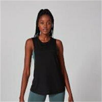 Fitness Mania - Drop Armhole Vest - Black - XL